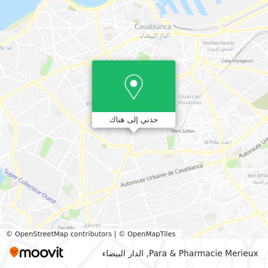 خريطة Para & Pharmacie Merieux