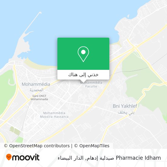 خريطة Pharmacie Idham صيدلية إدهام