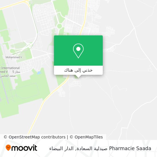 خريطة Pharmacie Saada صيدلية السعادة