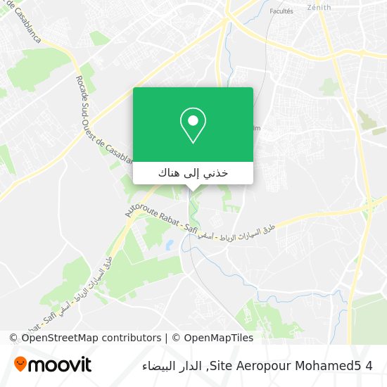 خريطة Site Aeropour Mohamed5 4