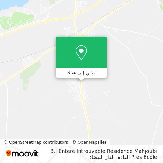 خريطة B.I Entere Introuvable Residence Mahjoubi Pres Ecole القادة