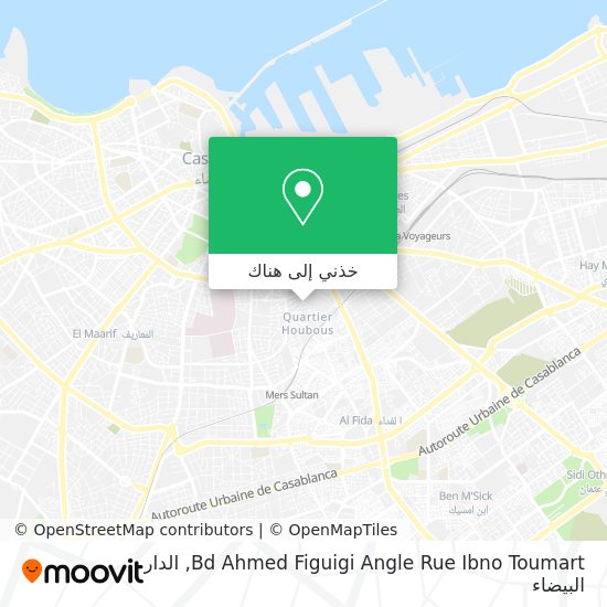 خريطة Bd Ahmed Figuigi Angle Rue Ibno Toumart