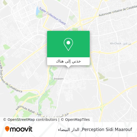 خريطة Perception Sidi Maarouf