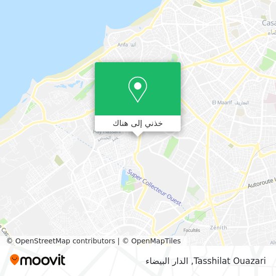 خريطة Tasshilat Ouazari