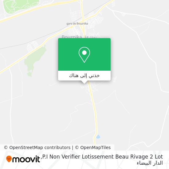 خريطة P.I Non Verifier Lotissement Beau Rivage 2 Lot