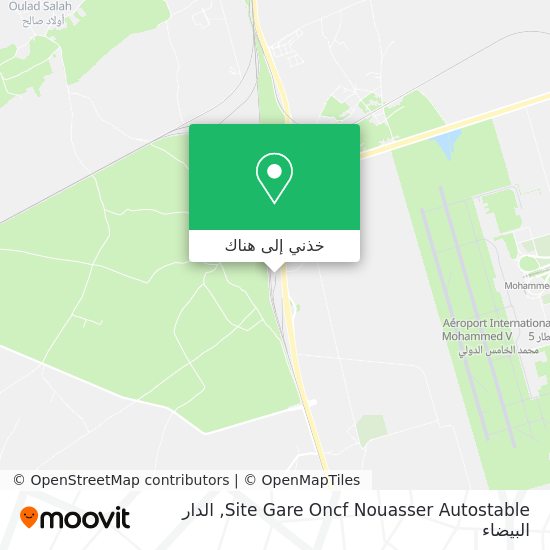 خريطة Site Gare Oncf Nouasser Autostable