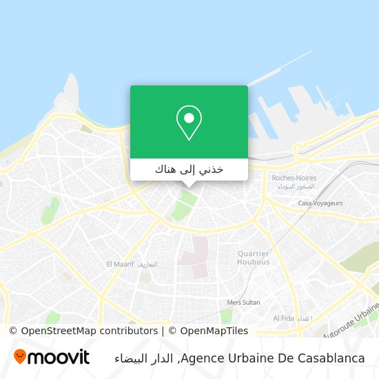 خريطة Agence Urbaine De Casablanca