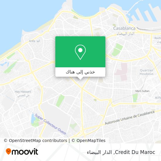 خريطة Credit Du Maroc