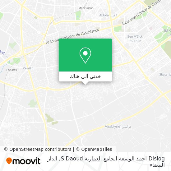 خريطة Dislog احمد الوسعة الجامع العمارية S Daoud