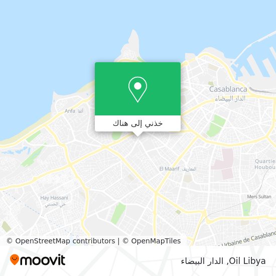 خريطة Oil Libya