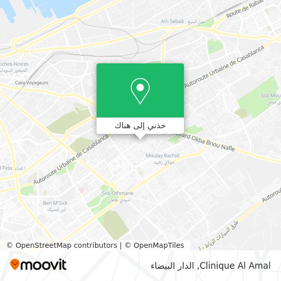 خريطة Clinique Al Amal
