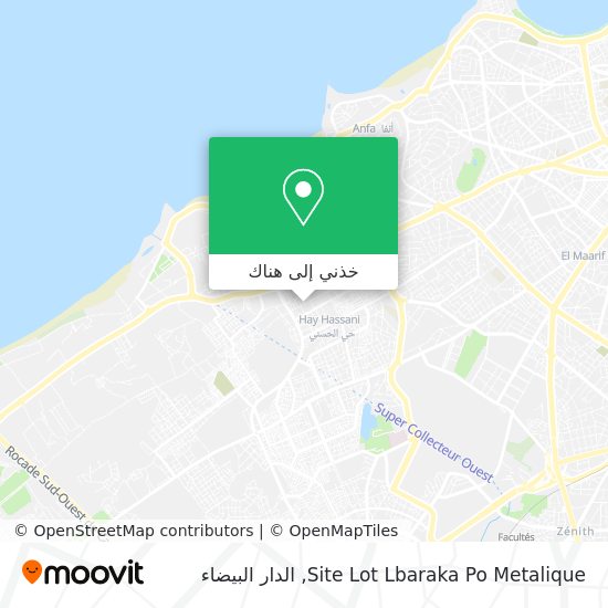 خريطة Site Lot Lbaraka Po Metalique