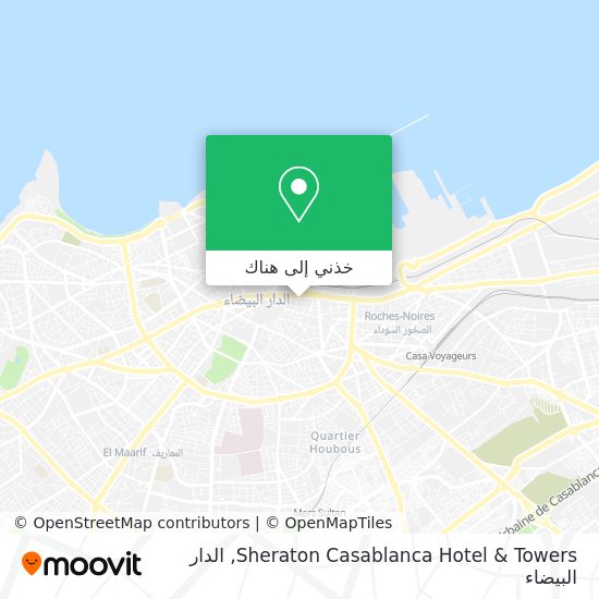 خريطة Sheraton Casablanca Hotel & Towers
