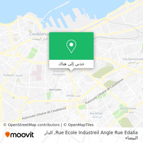 خريطة Rue Ecole Industreil Angle Rue Edalia