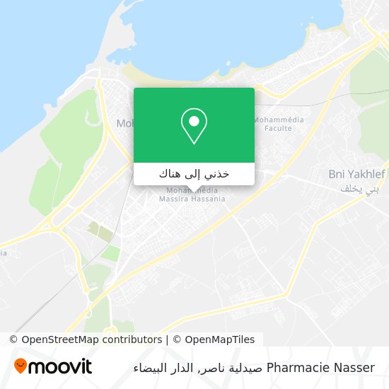 خريطة Pharmacie Nasser صيدلية ناصر