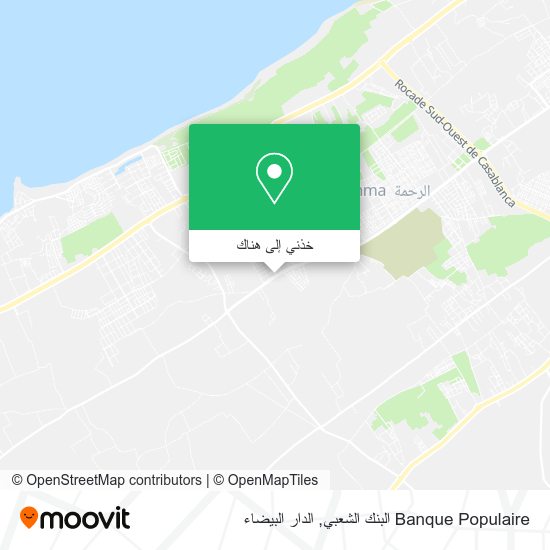 خريطة Banque Populaire البنك الشعبي