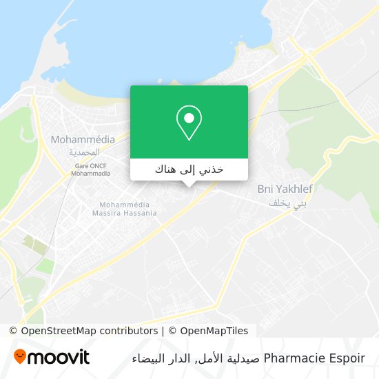خريطة Pharmacie Espoir صيدلية الأمل