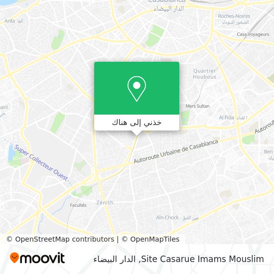 خريطة Site Casarue Imams Mouslim