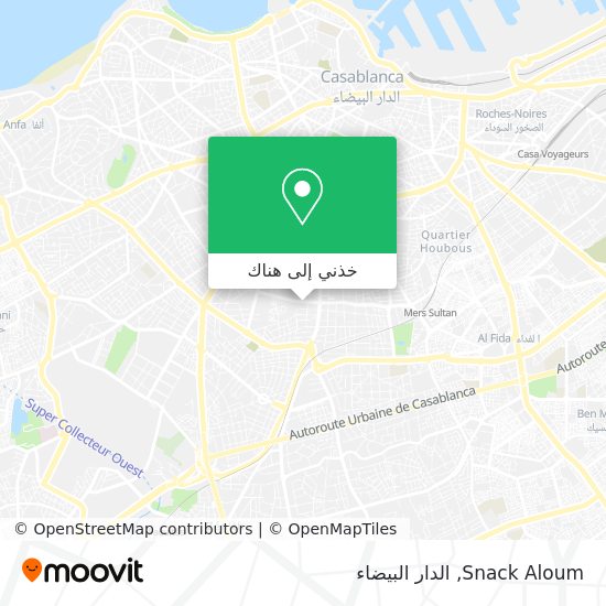 خريطة Snack Aloum
