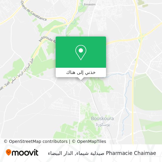 خريطة Pharmacie Chaimae صيدلية شيماء