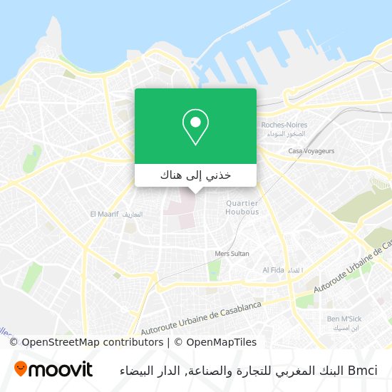 خريطة Bmci البنك المغربي للتجارة والصناعة