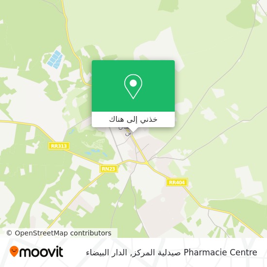 خريطة Pharmacie Centre صيدلية المركز