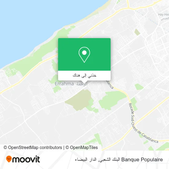 خريطة Banque Populaire البنك الشعبي