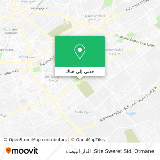 خريطة Site Sweret Sidi Otmane