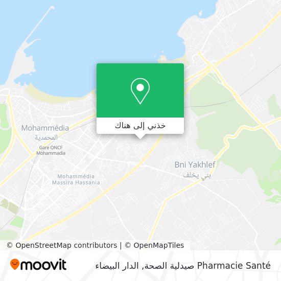 خريطة Pharmacie Santé صيدلية الصحة