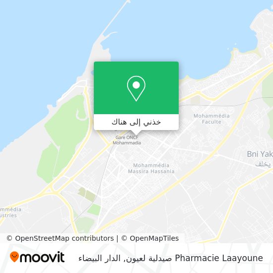 خريطة Pharmacie Laayoune صيدلية لعيون