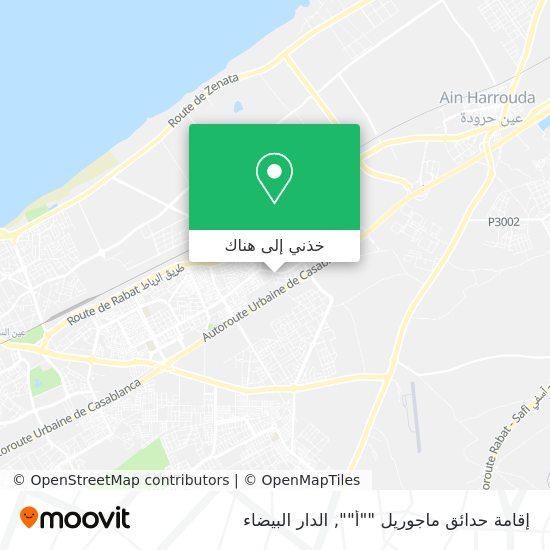 خريطة إقامة حدائق ماجوريل ""أ""