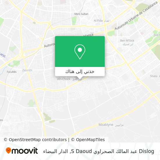 خريطة Dislog عبد المالك الصحراوي S Daoud
