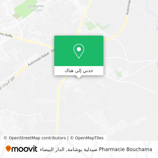 خريطة Pharmacie Bouchama صيدلية بوشامة