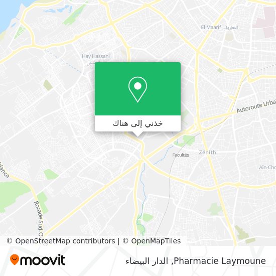 خريطة Pharmacie Laymoune