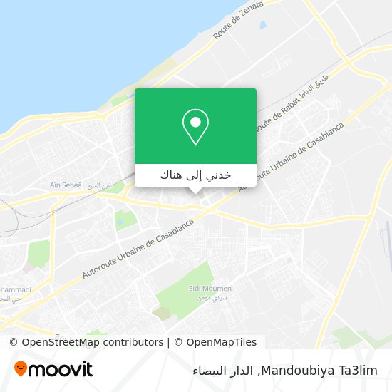 خريطة Mandoubiya Ta3lim