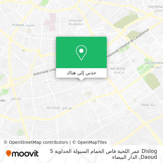 خريطة Dislog عمر اللحية فاص الحمام السبولة الحداوية S Daoud