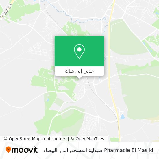 خريطة Pharmacie El Masjid صيدلية المسجد