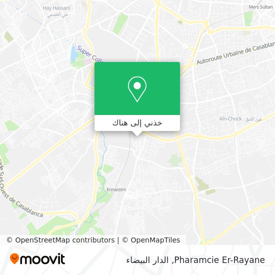 خريطة Pharamcie Er-Rayane