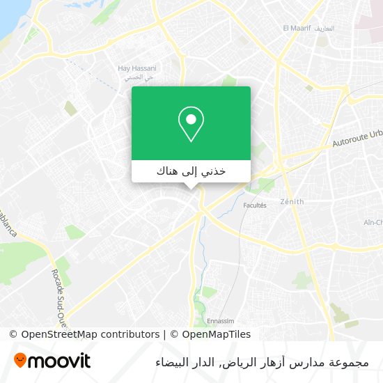 خريطة مجموعة مدارس أزهار الرياض