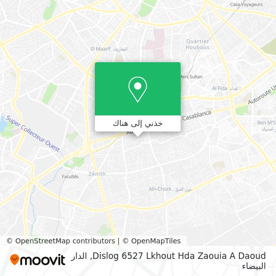 خريطة Dislog 6527 Lkhout Hda Zaouia A Daoud