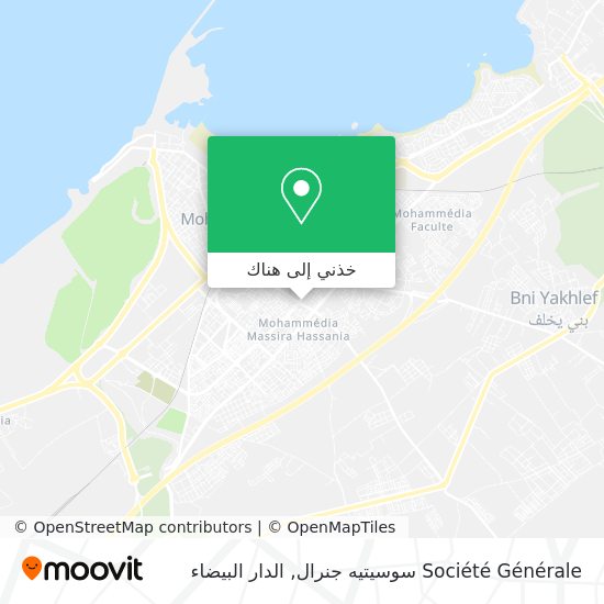 خريطة Société Générale سوسيتيه جنرال