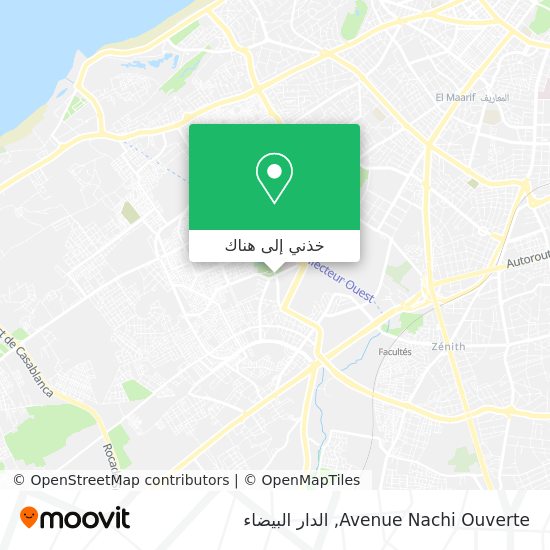 خريطة Avenue Nachi Ouverte