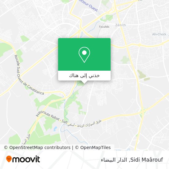 خريطة Sidi Maârouf
