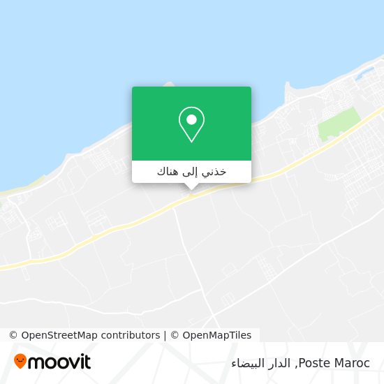 خريطة Poste Maroc