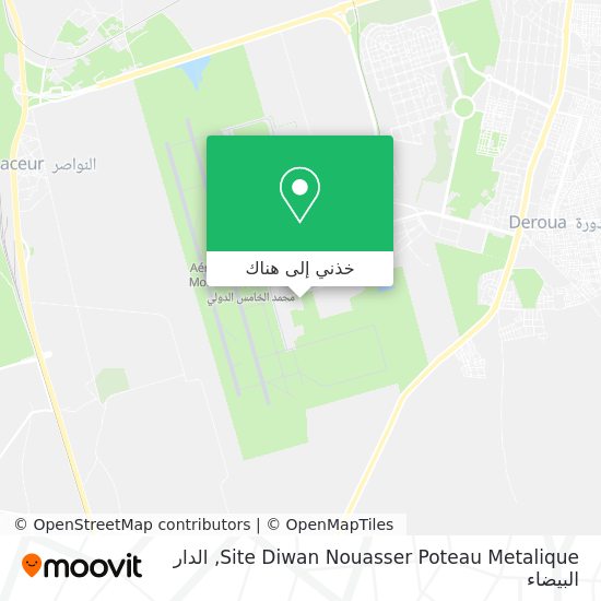 خريطة Site Diwan Nouasser Poteau Metalique