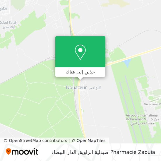 خريطة Pharmacie Zaouia صيدلية الزاوية