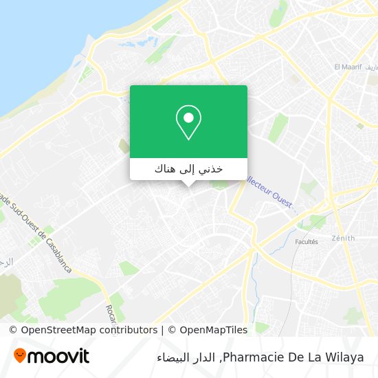 خريطة Pharmacie De La Wilaya