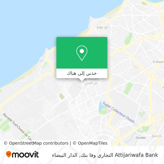 خريطة Attijariwafa Bank التجاري وفا بنك