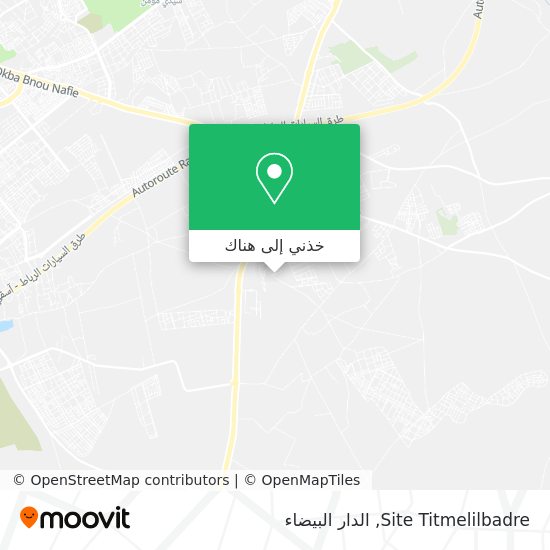 خريطة Site Titmelilbadre