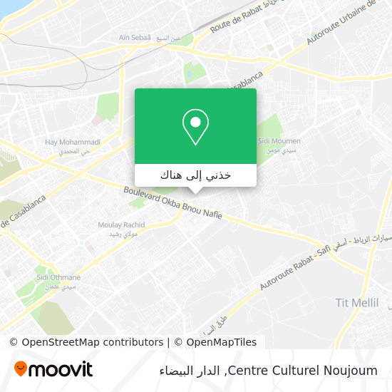 خريطة Centre Culturel Noujoum